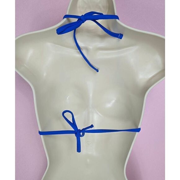 Wild Fable Blue Triangle Adjustable Bikini Top XS Jrs. - Picture 2 of 3